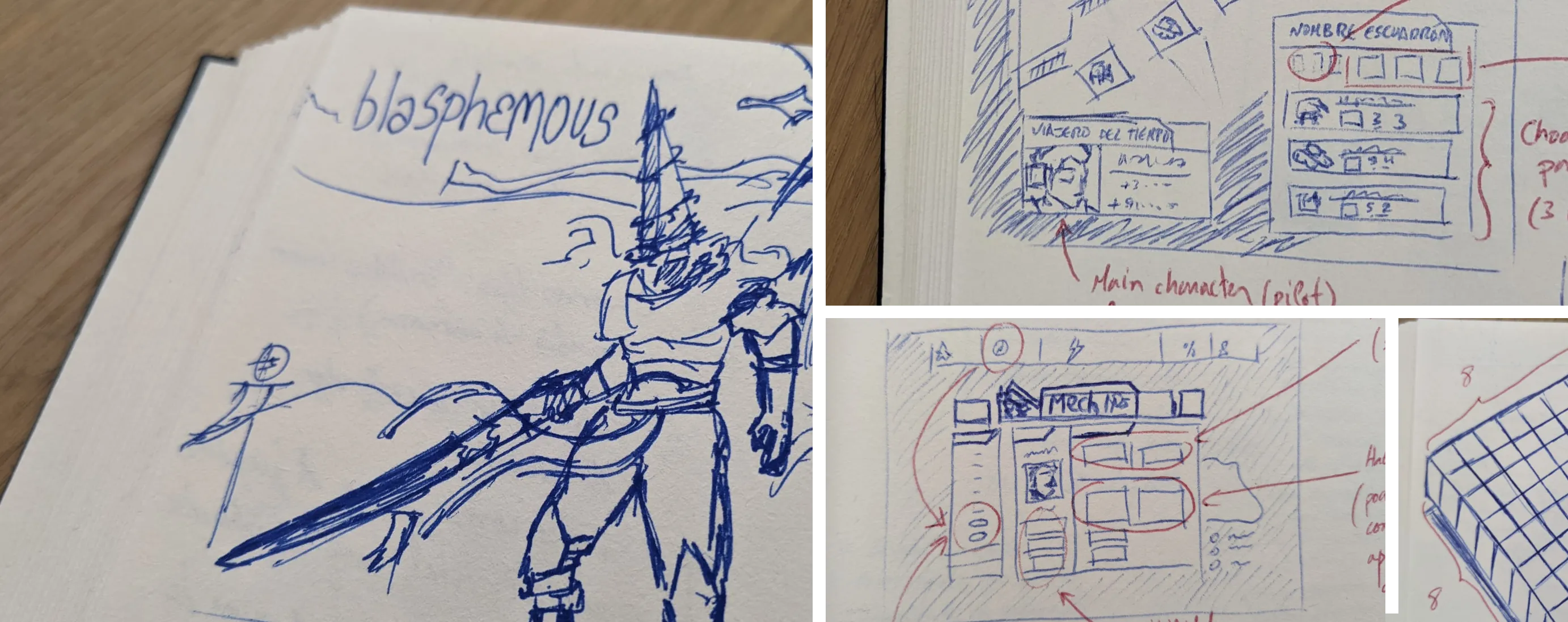 Extractos de mi cuaderno de notas.